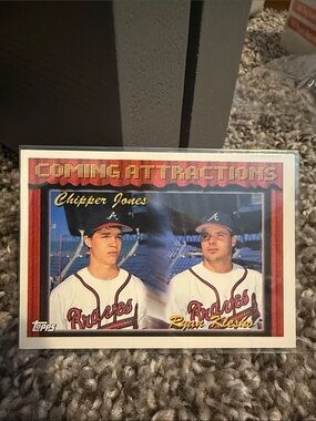 Topps 'Coming Attractions' Baseball Card - Red, White, Blue